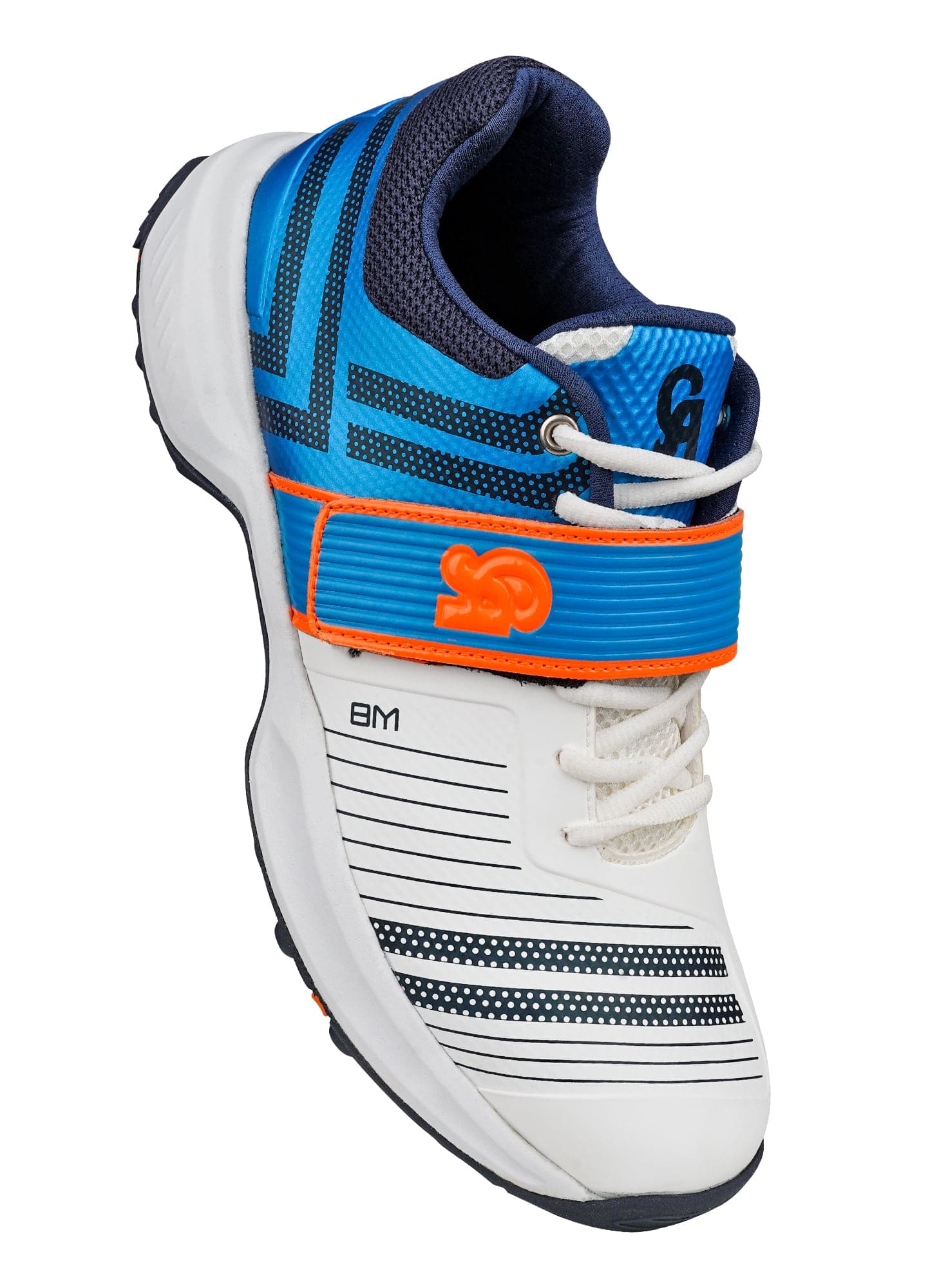 M-8 Cricket Shoes (White/Blue) - image 1